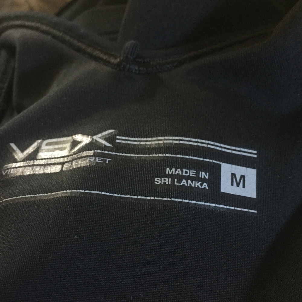 Victoria Secret Sport Top Black Size Med Racerback - Picture 4 of 8